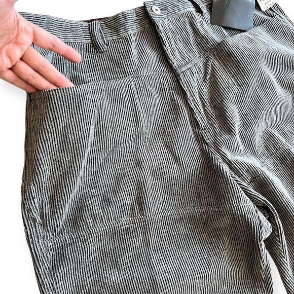 Vintage NWT Marithe Francois Girbaud Gray Glider Corduroy Pants 36x32 Baggy Y2K - Picture 4 of 12
